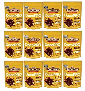 DacoPro Balls Amendoim com Chocolate Proteico (Caixa c/ 12 un)