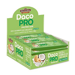 Barra DacoPro Protein Bar Coco & Castanha-de-Caju 600g (Display 12 unid)
