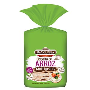 Biscoito de Arroz Multigrãos DaColônia – 85g