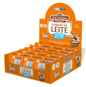 Fondant de Leite Zero Display 18un de 25g - 450g