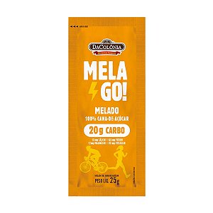 Mela Go! – Energia Natural 20g Carboidrato - Melado Sachê 25g (Kit 10 unidades - 250g)