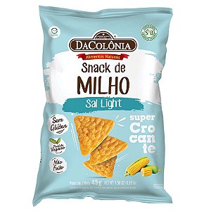 Snack de Milho Natural com Sal Light 45g