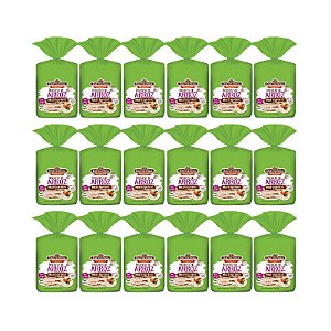 Kit 18 unid Biscoito de Arroz Multigrãos 85g