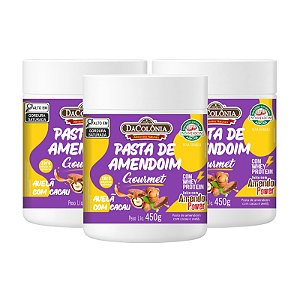 Kit 3 Potes - Pasta de Amendoim Gourmet com Avelã e Cacau 450g