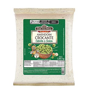 Amendoim Crocante sabor Cebola e Salsa Pacote 1,005Kg