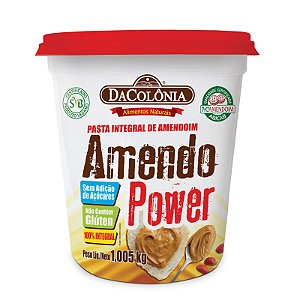 Amendo Power Pasta de Amendoim Integral Zero 1,005Kg