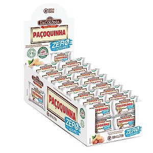 Paçoca Rolha Zero Açúcar Display com 24un - 432g