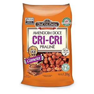 Amendoim Doce Cri-cri Pralinê com Canela 120g