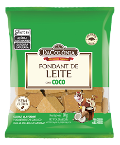 Fondant de Leite com Coco - 120g
