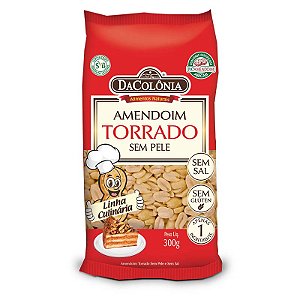 Amendoim Torrado sem Pele 300g