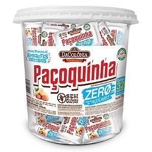 Paçoca Rolha Zero Açúcar Pote com 32 un - 576G