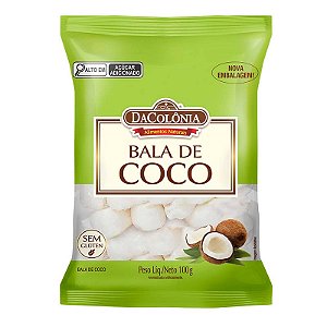 Bala de Coco Praia Grande 100g