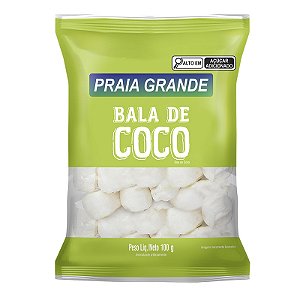 Bala de Coco Praia Grande 100g