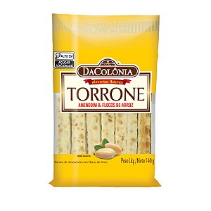 Torrone com Amendoim e Flocos de Arroz 140g
