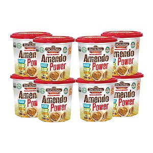 SUPER COMBO (Kit 08 un Amendo Power Pasta Integral de Amendoim 1,005Kg)