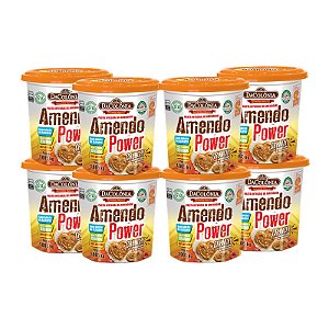 SUPER COMBO (Kit 08 un Amendo Power Crunchy Pasta de Amendoim com granulado 1,005Kg)