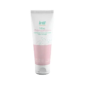 Deslizante Íntimo Vibe Sensation 50g - Gel Vibrador com Sabor Morango