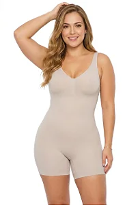 Body Macaquinho Modelador com Fio Emana® - Reduz Celulite e Afina 050427 BASE