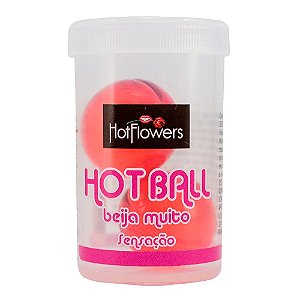 Bolinha Hot Ball Dupla Beija Muito - Sensação - Hot Flowers