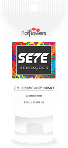 Gel Lubrificante 7 SETE Sensações bisnaga - Hot Flowers