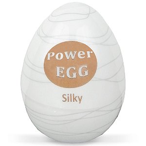 Masturbador Masculino Power Egg Silky - Importado