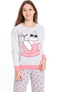 Pijama Longo Juvenil Menina Daisydays So Good - Evanilda