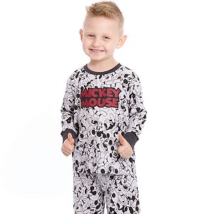 Pijama Infantil Masculino Disney Mickey Mouse - Evanilda