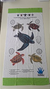 Toalha TARTARUGAS Huber Arte Marinha 70% algodão