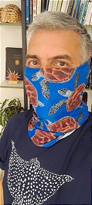 Neck Tube Tartaruga Marinha Azul FPS 50