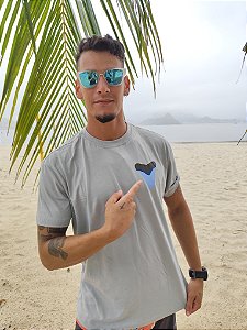 Camiseta 100% Algodão Eu amo tubarões