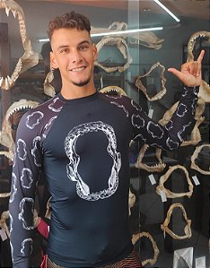 Lycra UNISSEX Jaws manga sublimada , FPS 50