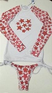 KIT Lycra 2a pele + calcinha ESTRELA Feminina FPS 50