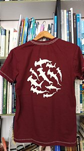 Camiseta 100% algodão Martelos VINHO