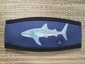 STRAPS TUBARÃO-BALEIA para máscara de mergulho.