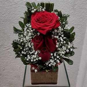 Arranjo com Rosa Colombiana