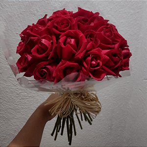 Buquê com Rosas Vermelhas