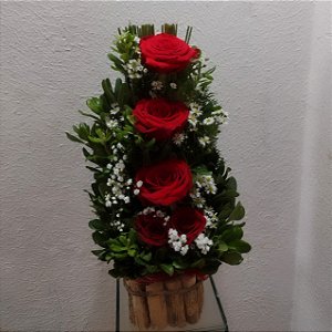 Arranjo com Rosas Colombianas