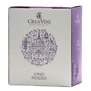 Vinho Tinto Bag in Box Crea Vini 5L