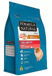 FÓRMULA NATURAL SUPER PREMIUM ADULTO OU FILHOTE MINI E PEQUENO PORTE 15KG