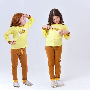 Pijama Infantil Inverno Interativo: Macaco Piloto - Fly High