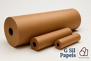 Bobina de Papel Semi Kraft 80 grs 120 cm