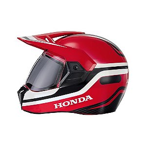 Capacete Honda  H3S 2020 tamanho 56 branco/vermelho
