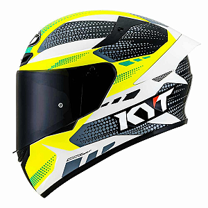 Capacete KYT TT-COURSE Gear Black/Yellow