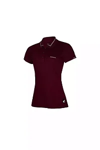 Polo Feminina Sport Racing Vermelha