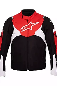 Jaqueta Honda Alpinestars T-Jaws V4  WP Preto/Vermelho/Branco Masculino G