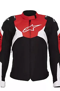 Jaqueta Honda Alpinestars T-Jaw V4 Stella Feminina Preto/Vermelho/Branco  WP M