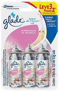 Refil - Glade Aromatizante - Aparelho - Toque de Frescor - 3 und