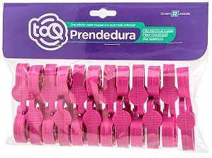 Grampo de Roupa - Plástico Reforçado - Prendedura - c/12 und
