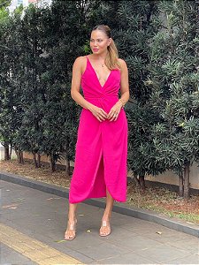 VESTIDO DECOTE PROFUNDO DE ALÇA