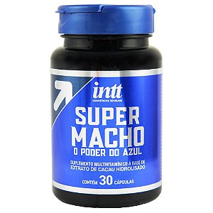 Super Macho O Poder Do Azul 30 Cápsulas Intt